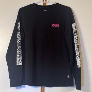VANS Women’s Long Sleeve Tee, Size S, Excellent Condition!! Off The Wall